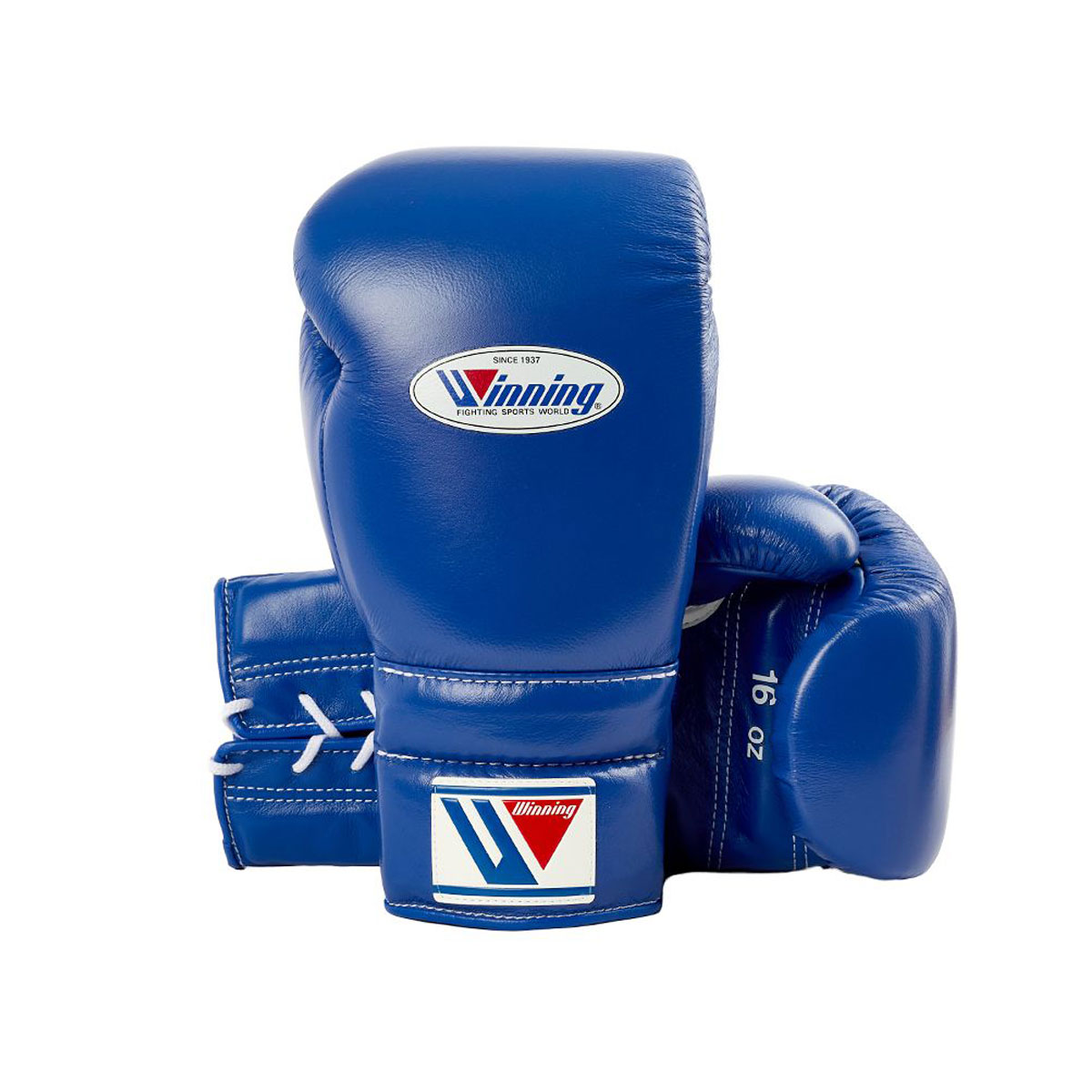 1:1 Custom Handmade Winning Lace-up Training boxing gloves - Blue