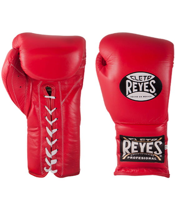 Cleto Reyes Traditional Lace-up Sparring Gloves - Red
