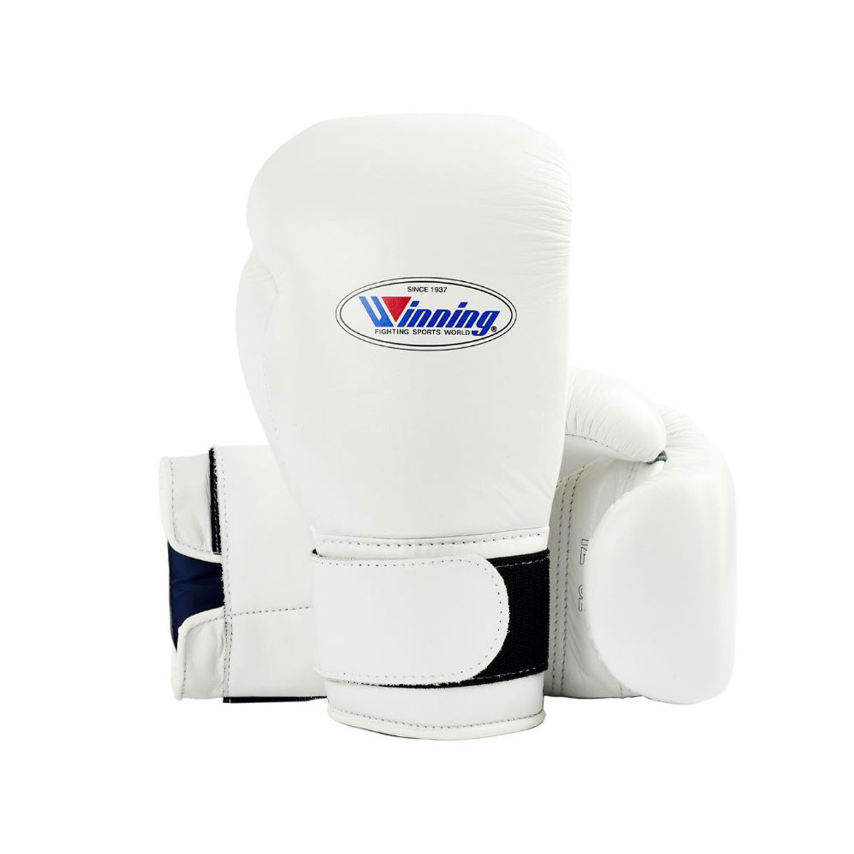 1:1 Custom Handmade Winning Velcro boxing gloves - White