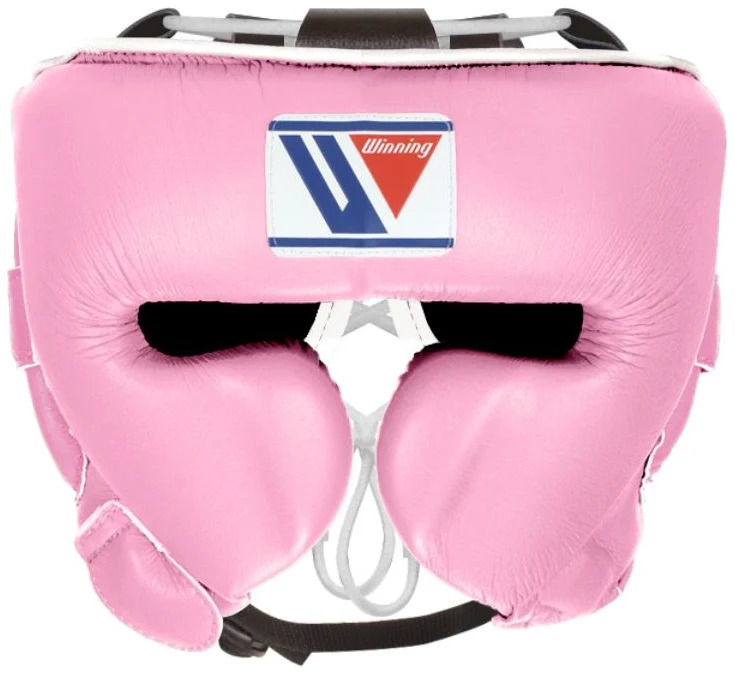 1:1 Custom Handmade Pink Winning Sparring Gear Set (Gloves, Head Guard, Groin Guard)